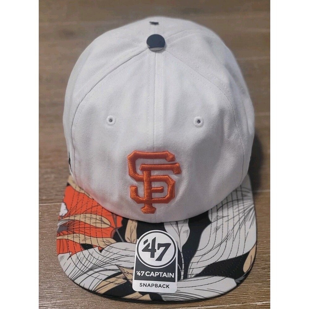 NEW San Francisco Giants ‘47 x Hurley Hat Captain Snapback Tropical Cap MLB